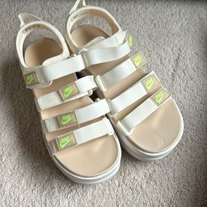 Nike platform sandals